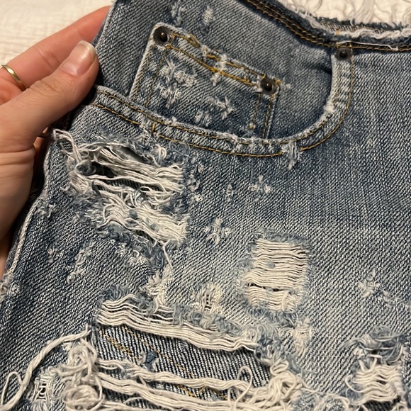 CARMAR Distressed Denim Shorts - Picture 4 of 9